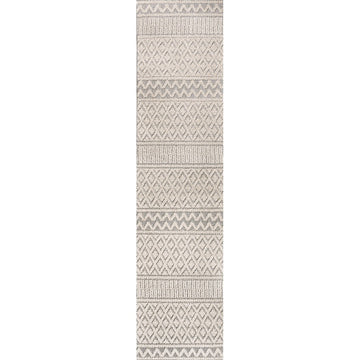 Ormond High-low Modern Trellis Geometric Area Rug